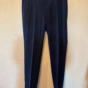 CAbi Blue Dress Pants Slim Fit with Elastic Waistband